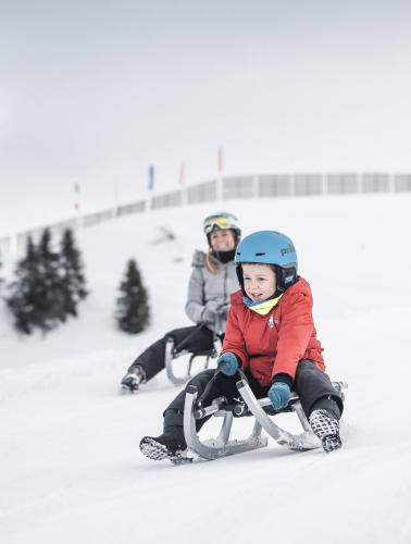 Tobogganing fun